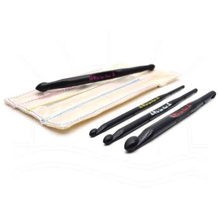 Kit 4 Agulhas de Crochê C/ 8 Medidas