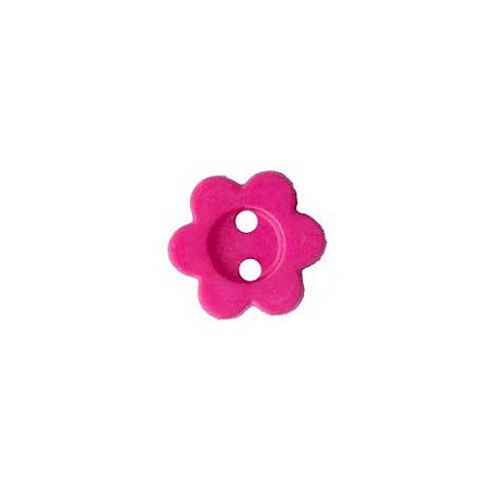 Botão Margarida 10 Unidades Rosa Pink