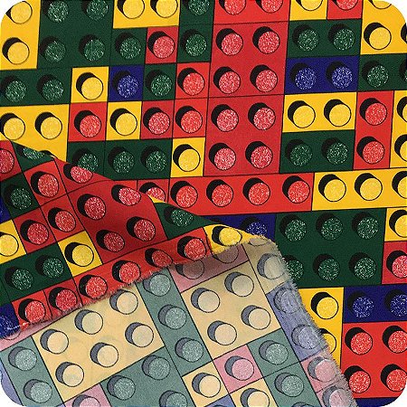 Tecido Oxford Estampado 1m X 1,47m Lego