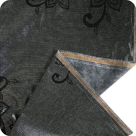 Tecido Para Colchão Rustic Poliéster 1m X 2,20m Grafite