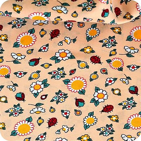 Tecido Oxford Estampado 1m X 1,47m Base Flores Diversas