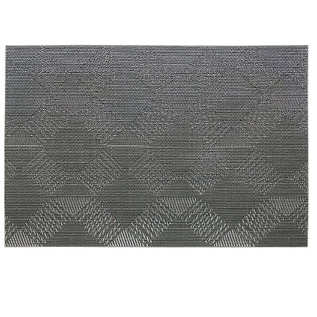 Kit Jogo Americano 4 Peças 45x30cm Textilene Bistro Cinza