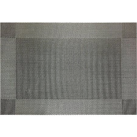Kit Jogo Americano 4 Peças 45x30cm Textilene Colore Prata