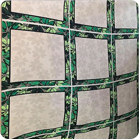 Tecido Estampado Para Jogo Americano Kit 3 Unidades Plantas