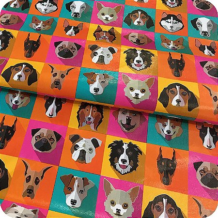 Corino Estampado No Metro Para Puffs Estofados Sofás Cachorros
