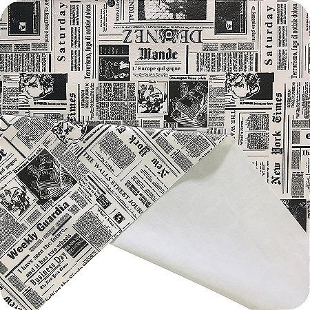 Corino Estampado No Metro Para Puffs Estofados Sofás Newspaper