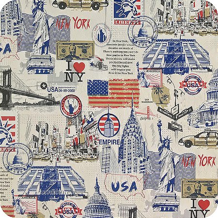 Corino Estampado No Metro Para Puffs Estofados Sofás New York
