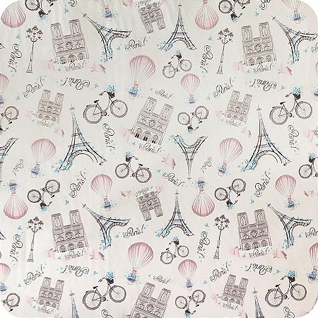 Corino Estampado No Metro Para Puffs Estofados Sofás Paris Rosê