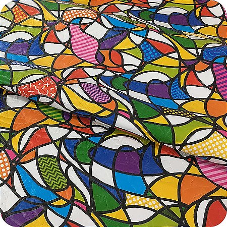 Corino Estampado No Metro Para Puffs Estofados Sofás Pop Art