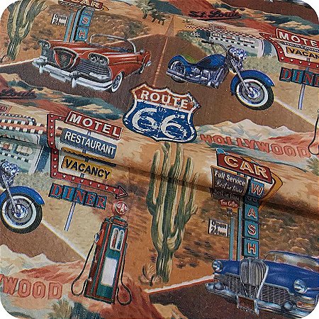 Corino Estampado No Metro Para Puffs Estofados Sofás Route 66