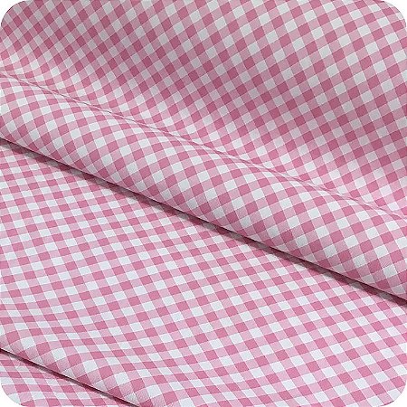 Corino Estampado No Metro Para Puffs Estofados Sofás Xadrez Rosa
