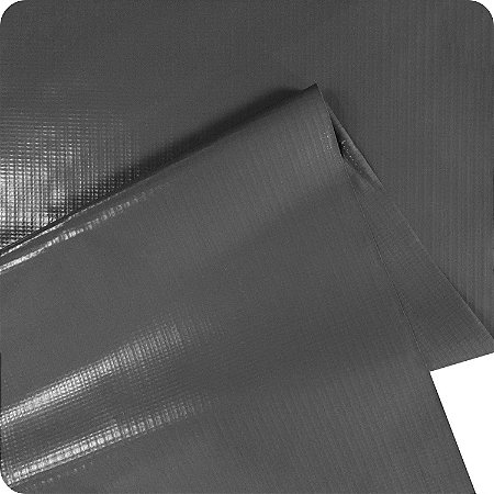 Lona Para Toldo Coberturas Tendas Por Metro Com 1,40m Larg Cinza Dupla Face