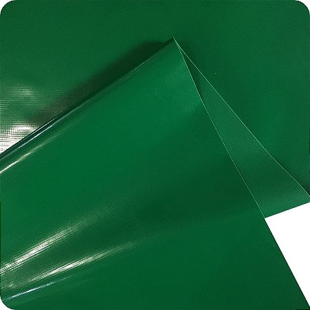 Lona Para Toldo Coberturas Tendas Por Metro Com 1,40m Larg Verde Dupla Face