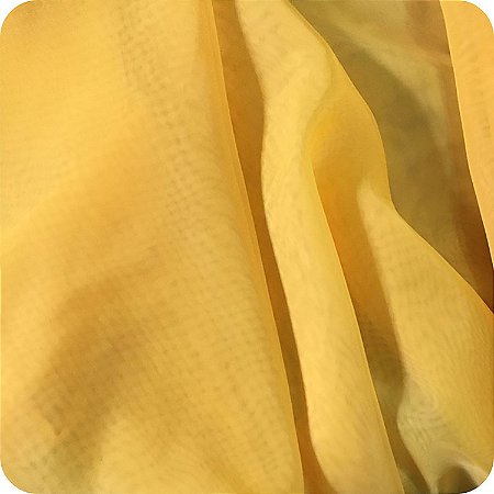 Tecido Voil Voal 3m Largura Cortinas Decoração Amarelo
