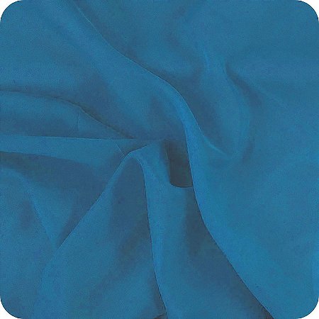 Tecido Voil Voal 3m Largura Cortinas Decoração Azul Cobalto