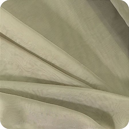 Tecido Voil Voal 3m Largura Cortinas Decoração Bege Escuro