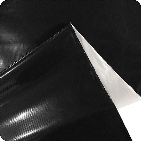 Lona de Toldo Por Metro Com 2,80m Largura Para Coberturas Tendas Preto Fundo Gelo