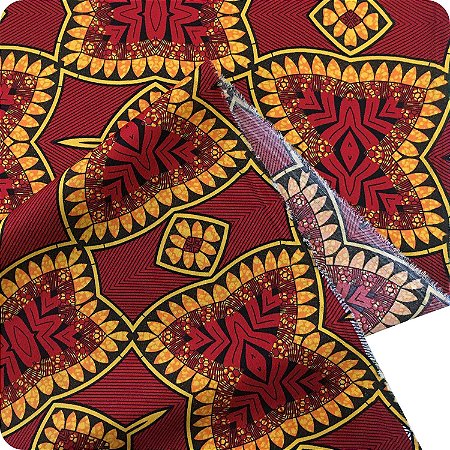 Tecido Oxford Estampado Metro Especial Estampa Africana - 35