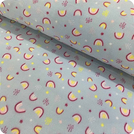 Tecido Soft Estampado 1m X 1,60m Azul