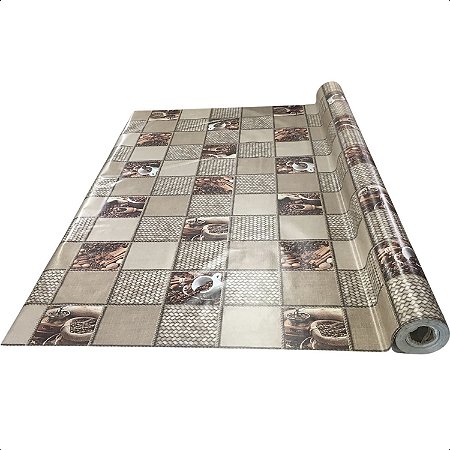 Toalha de Mesa Térmica Por Metro Com 1,40m Largura Café Texturas