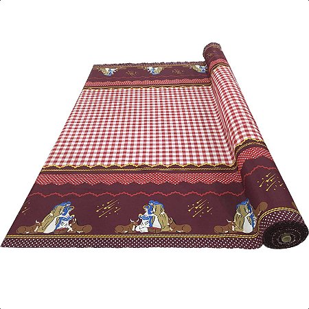 Tecido Natalino 1,50m Largura Premium Poliéster Decoração #03