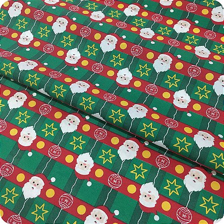 Tecido Natalino 1,50m Largura Premium Poliéster Decoração #16