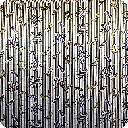 Cetim Estampado 1m X 1,47m Barber
