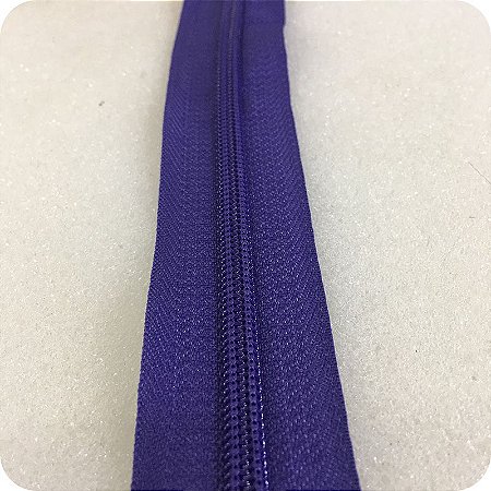 Kit 10m Zíper + 5 Cursores N°5 Roxo
