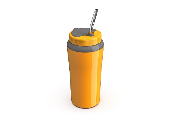 Copo Termico + Canudo Inox - Unitermi