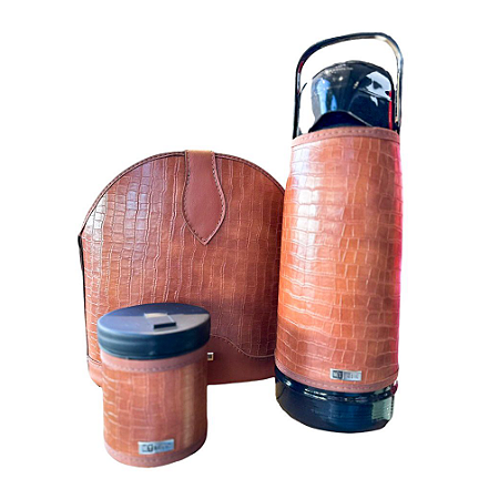 Kit Mateira + Térmica + Porta erva 1,8L Luxo MT