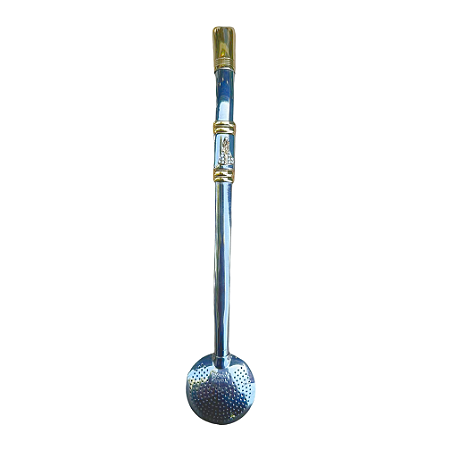 Bomba Inox Des. Ban. Ouro N. Sra. Branca