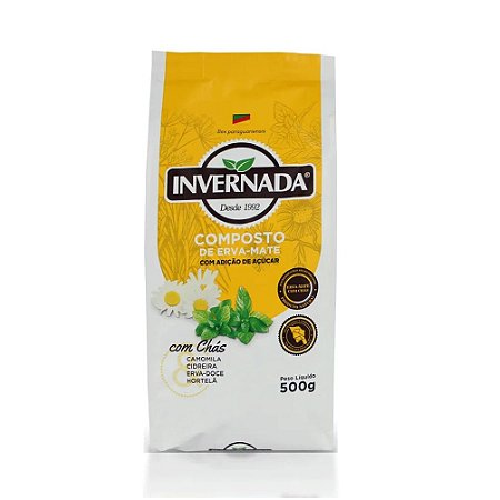 Erva Mate Invernada Composto de chás Camomila 500g