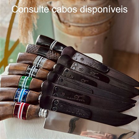 Faca Cascavel Inox 8" c/Bainha