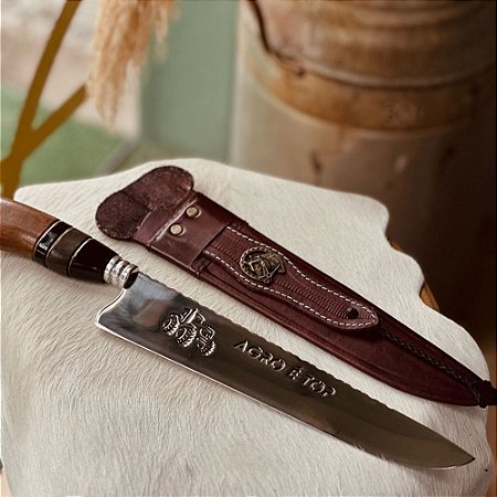 Faca Inox Cascavel 10" O Agro é Top