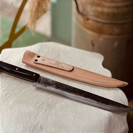 Facão 10" Cabral Carbono 2mm Cabo Polímero