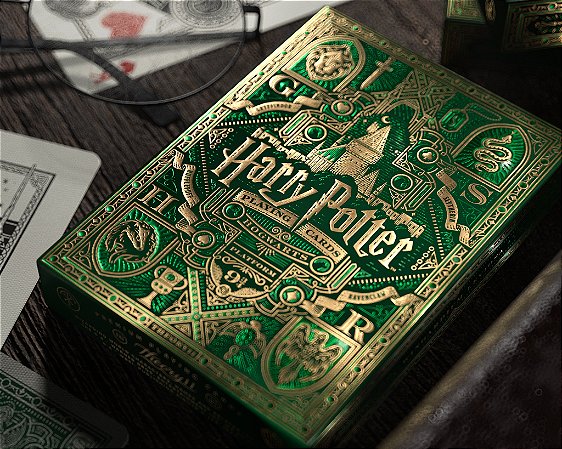 Baralho Harry Potter Premium | Personagens | Sonserina | Verde