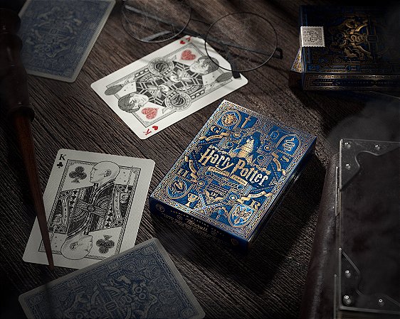 Baralho Harry Potter Premium | Personagens | Corvinal | Azul