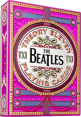 Baralho The Beatles Rosa Chiclete | Edição Premium