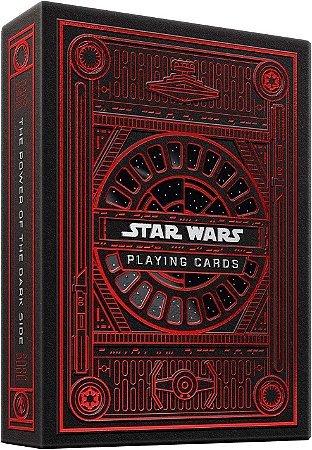 Baralho Star Wars | Dark Side | Vermelho | Personagens | Edição Premium
