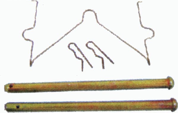 Kit pino freio a disco para 1 roda Toyota Hilux