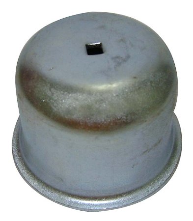 Calota com furo do cubo de roda dianteiro esquerdo Kombi até 04/82