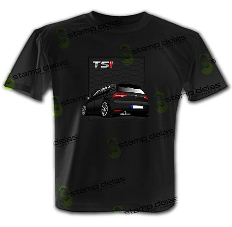 Camiseta Golf Tsi Traseira - Black