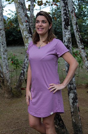 Vestido Minimalista - Alfazema