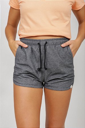Shorts Moletom IA ORA NA - Grafite