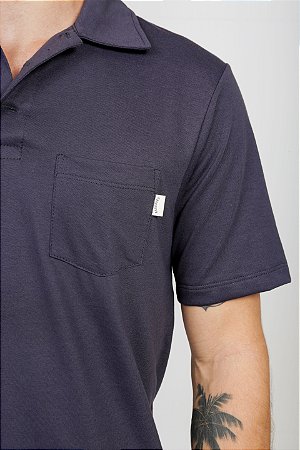 Camisa Polo Alika - Cinza Extra