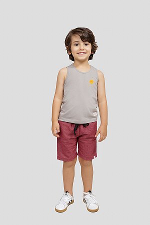 Regata Kids Solzinho Mauruuru - Cinza Pedra