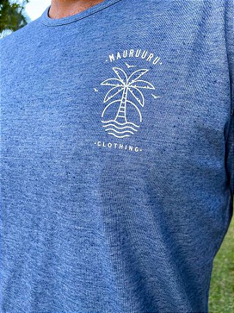 Camiseta Original Mauruuru Botonê Eco Unissex - Azul Oceano