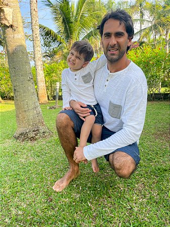 Camiseta Bata Flamê Eco Manaaki Kids - Jasmim