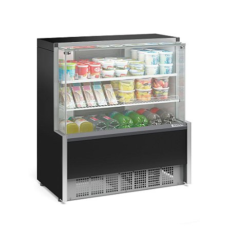 Vitrine Refrigerada Universal 1 Placa Fria 1,07m Linha Aurora GELOPAR GPSA-110R