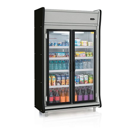 Refrigerador Vertical Auto Serviço Bebidas, Frios e Laticínios 2 Portas GELOPAR GEVP-2P